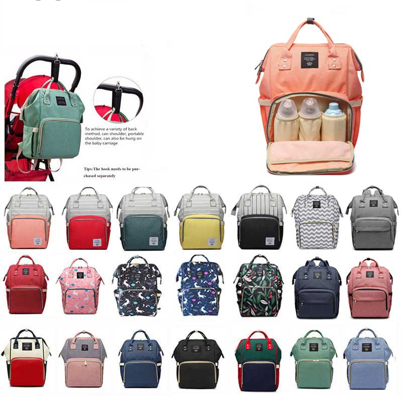 Large Capacity Canvas Nappy Bag