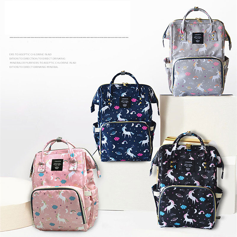 Large Capacity Canvas Nappy Bag