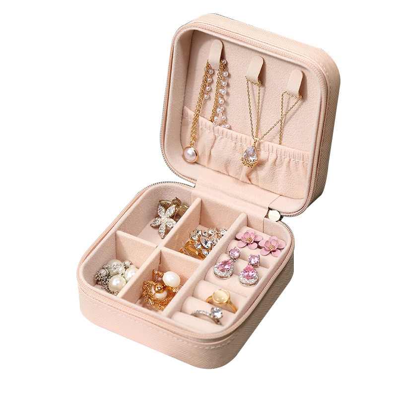 Compact Portable Jewelry Organizer Box