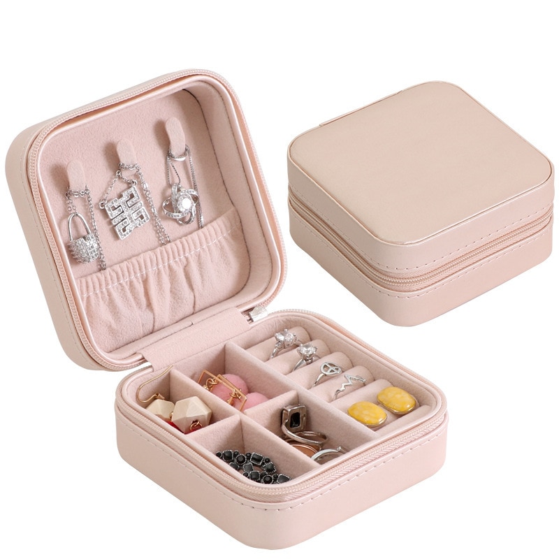 Compact Portable Jewelry Organizer Box