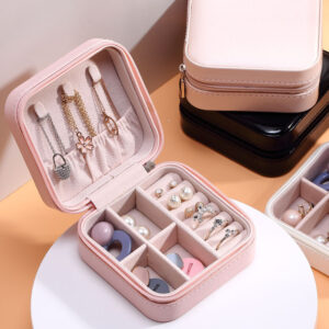 Compact Portable Jewelry Organizer Box