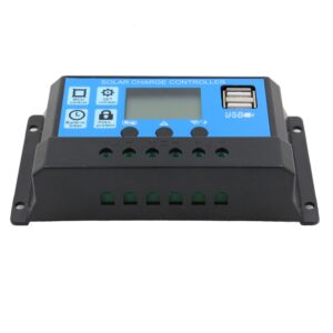 Solar Charge Controller With LCD Dual USB Solar Cell Panel