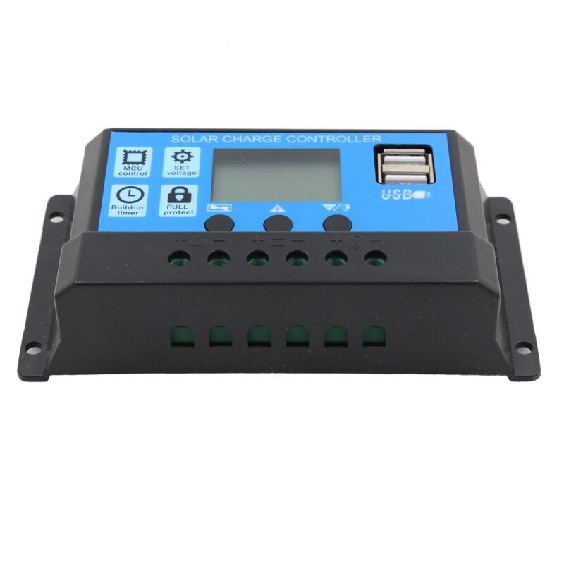 Solar Charge Controller With LCD Dual USB Solar Cell Panel