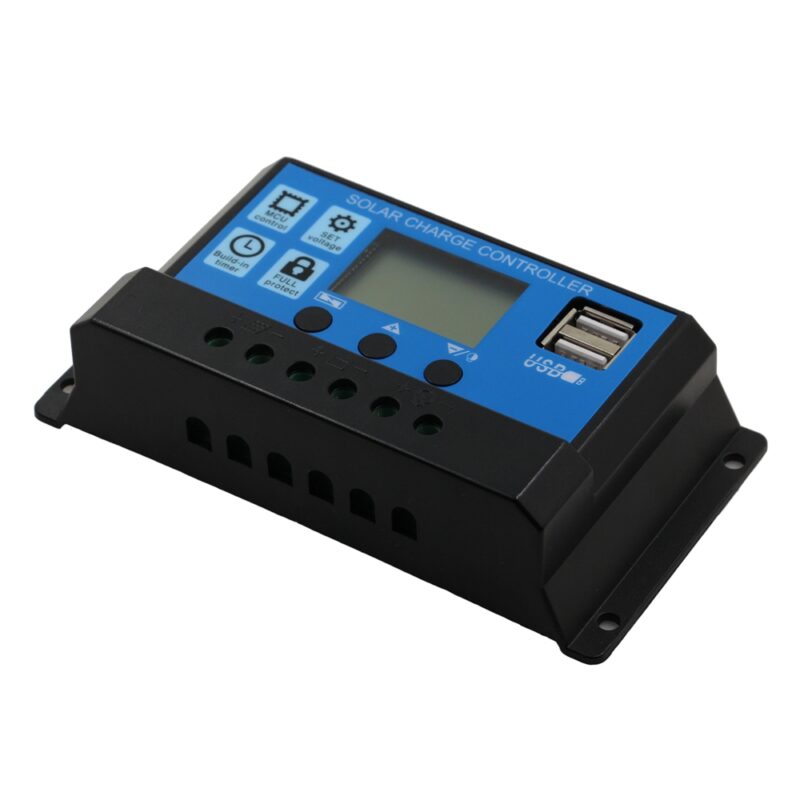 Solar Charge Controller With LCD Dual USB Solar Cell Panel
