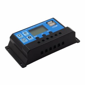 Solar Charge Controller With LCD Dual USB Solar Cell Panel