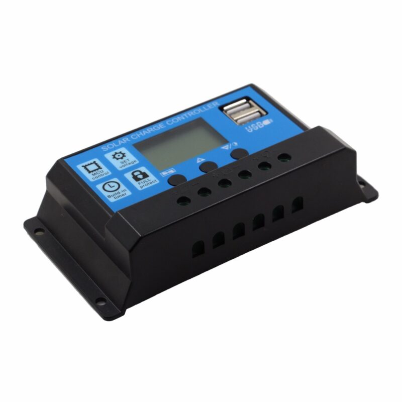 Solar Charge Controller With LCD Dual USB Solar Cell Panel